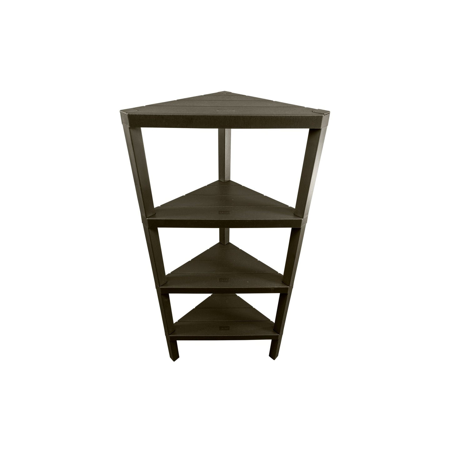 Design By Intent - Tatay Lombok 39" Brown FlexiCorner Shower Shelf