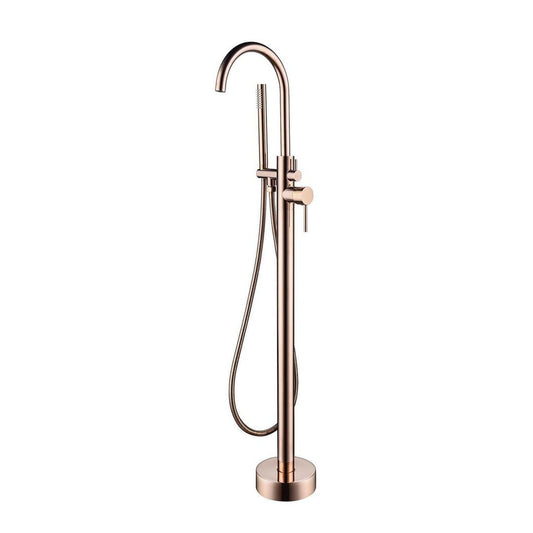 Domain Cabinets Los Angeles Rose Gold Brass Bathtub Faucet