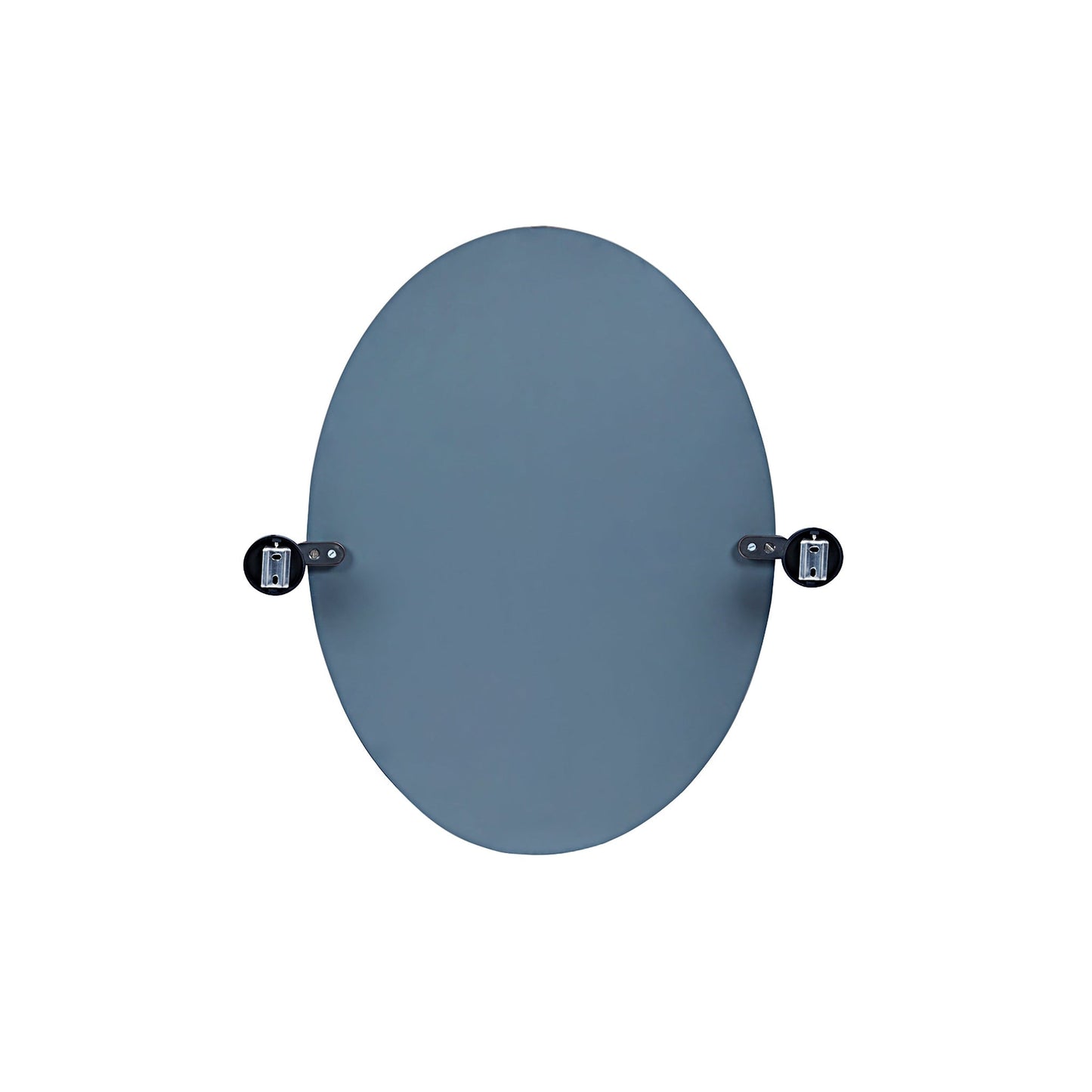 Dreamwerks 21" x 24" Oil-Rubbed Bronze Oval Frameless Pivot Mirror