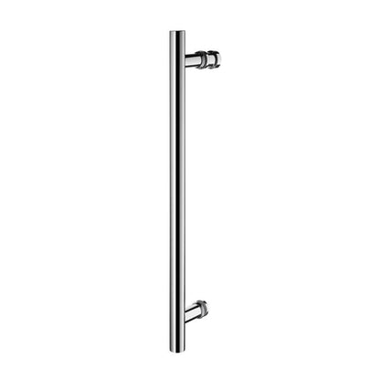 Dreamwerks 40" x 79" Frosted Glass Frameless Sliding Shower Door With Chrome Handle