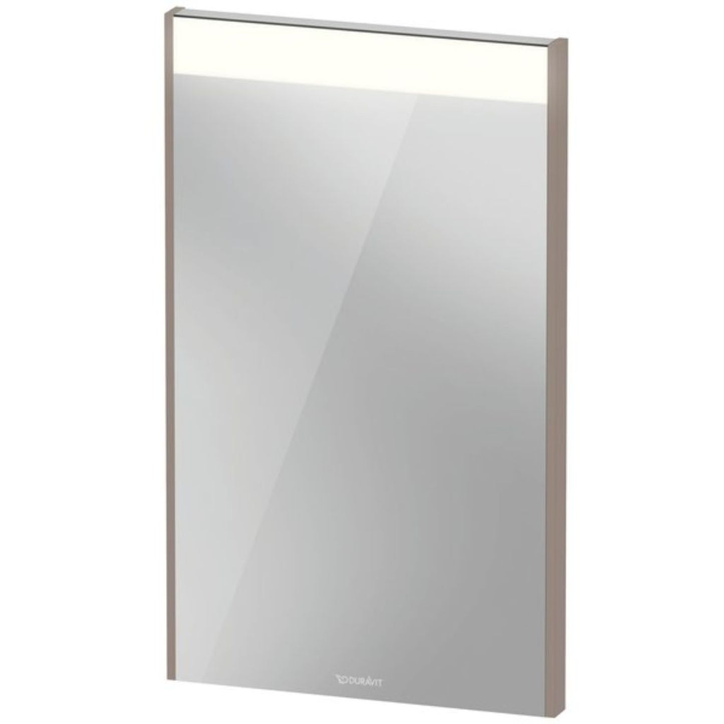 Duravit Brioso 17" x 28" x 2" Mirror With Lighting Basalt Matt