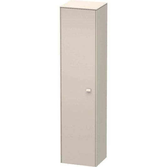 Duravit Brioso 17" x 70" x 14" Tall Cabinet With Left Door in Taupe