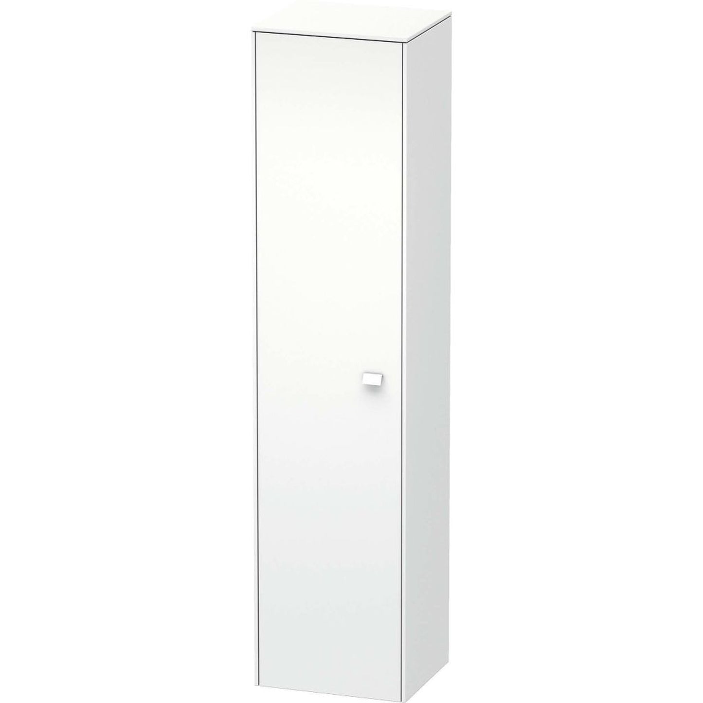 Duravit Brioso 17" x 70" x 14" Tall Cabinet With Left Door in White Matt