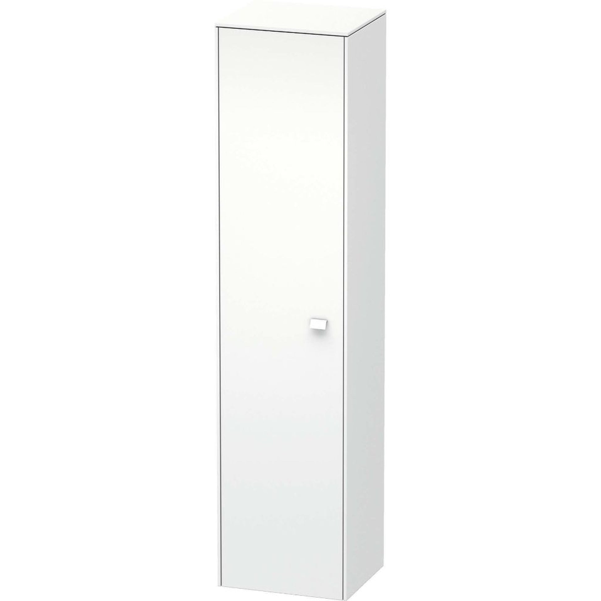 Duravit Brioso 17" x 70" x 14" Tall Cabinet With Left Door in White Matt