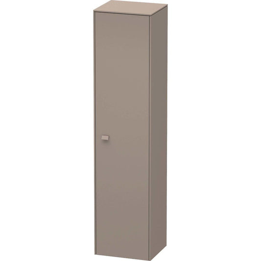 Duravit Brioso 17" x 70" x 14" Tall Cabinet With Right Door in Basalt Matt