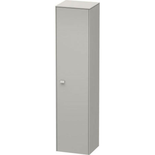 Duravit Brioso 17" x 70" x 14" Tall Cabinet With Right Door in Concrete Grey Matt