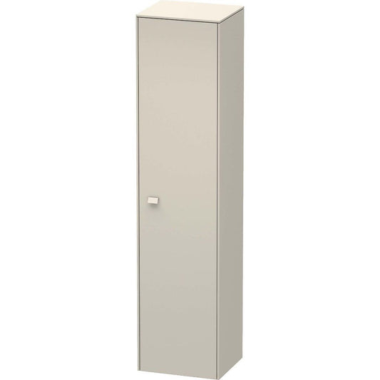 Duravit Brioso 17" x 70" x 14" Tall Cabinet With Right Door in Taupe