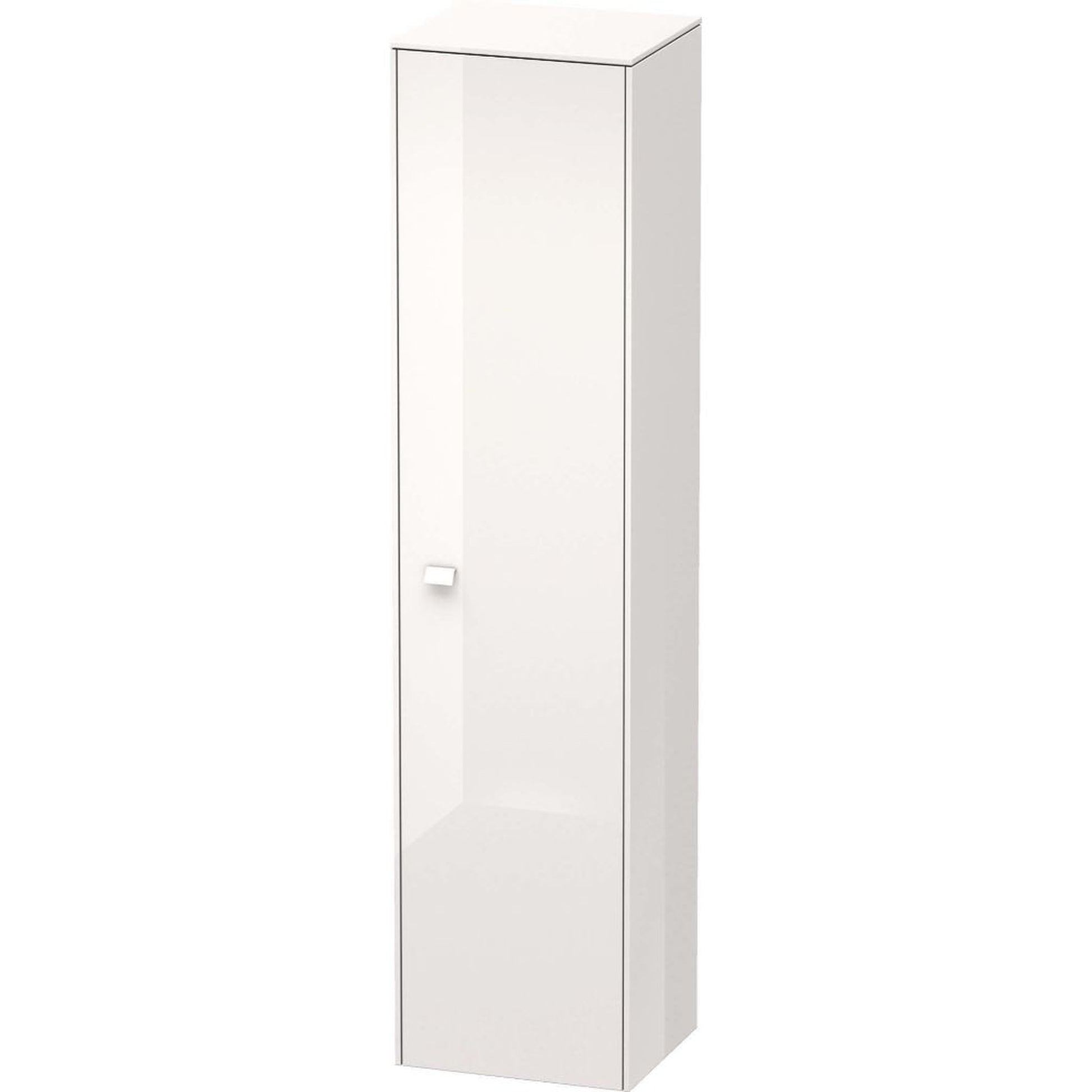 Duravit Brioso 17" x 70" x 14" Tall Cabinet With Right Door in White High Gloss