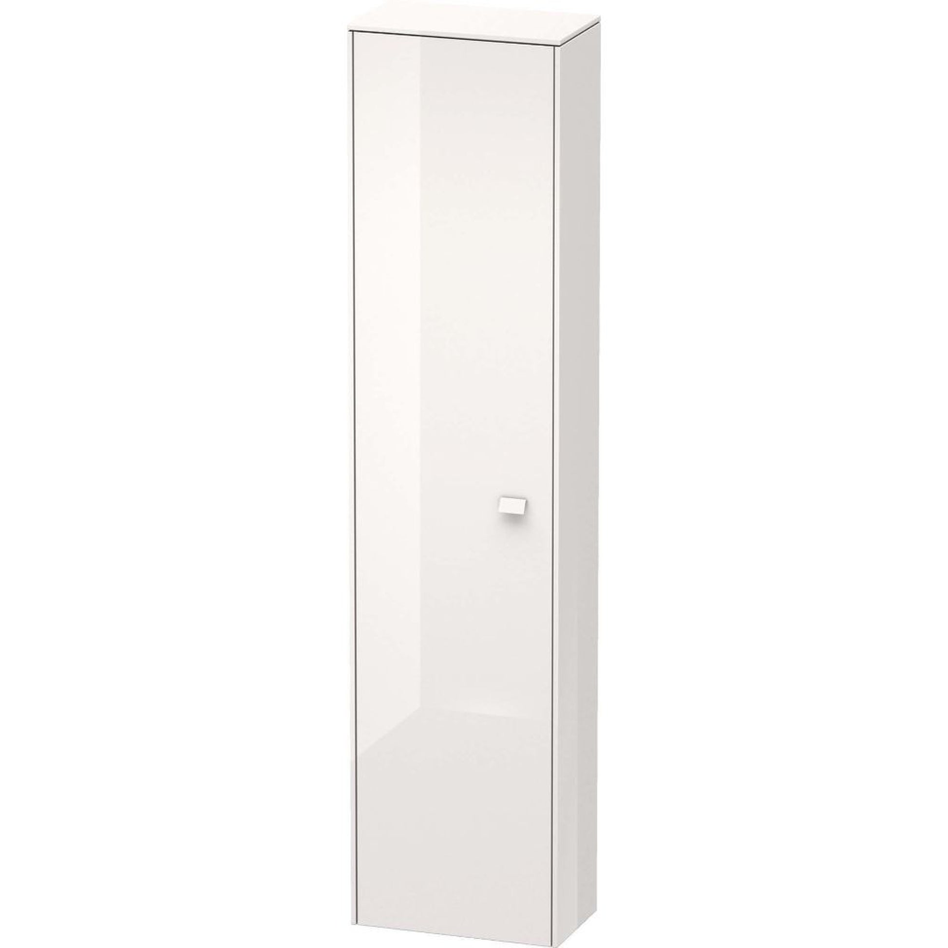 Duravit Brioso 17" x 70" x 9" Tall Cabinet With Left Door in White High Gloss