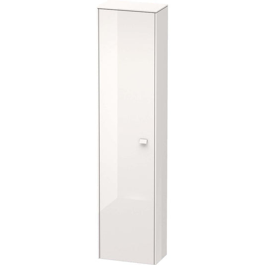 Duravit Brioso 17" x 70" x 9" Tall Cabinet With Left Door in White High Gloss