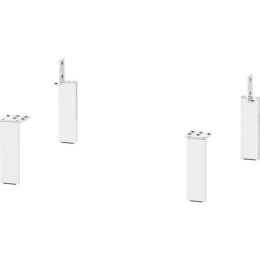 Duravit Brioso 2" x 6" Leg Lacquered 4-Pieces White Matt