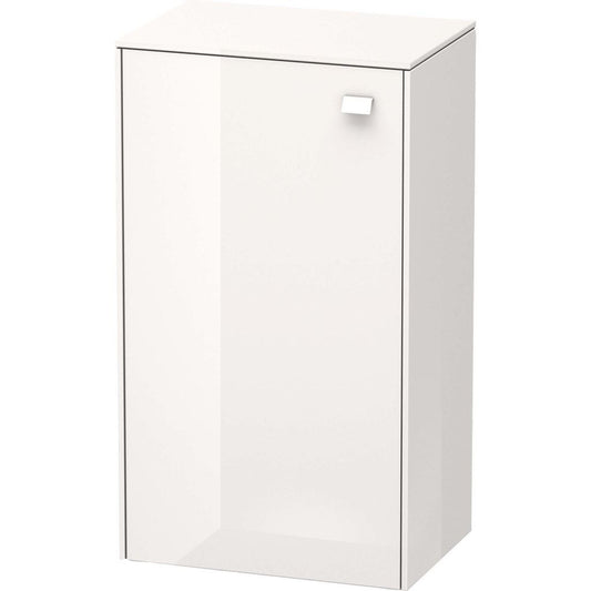 Duravit Brioso 20" x 36" x 14" Semi Tall Cabinet With Left Door in White High Gloss