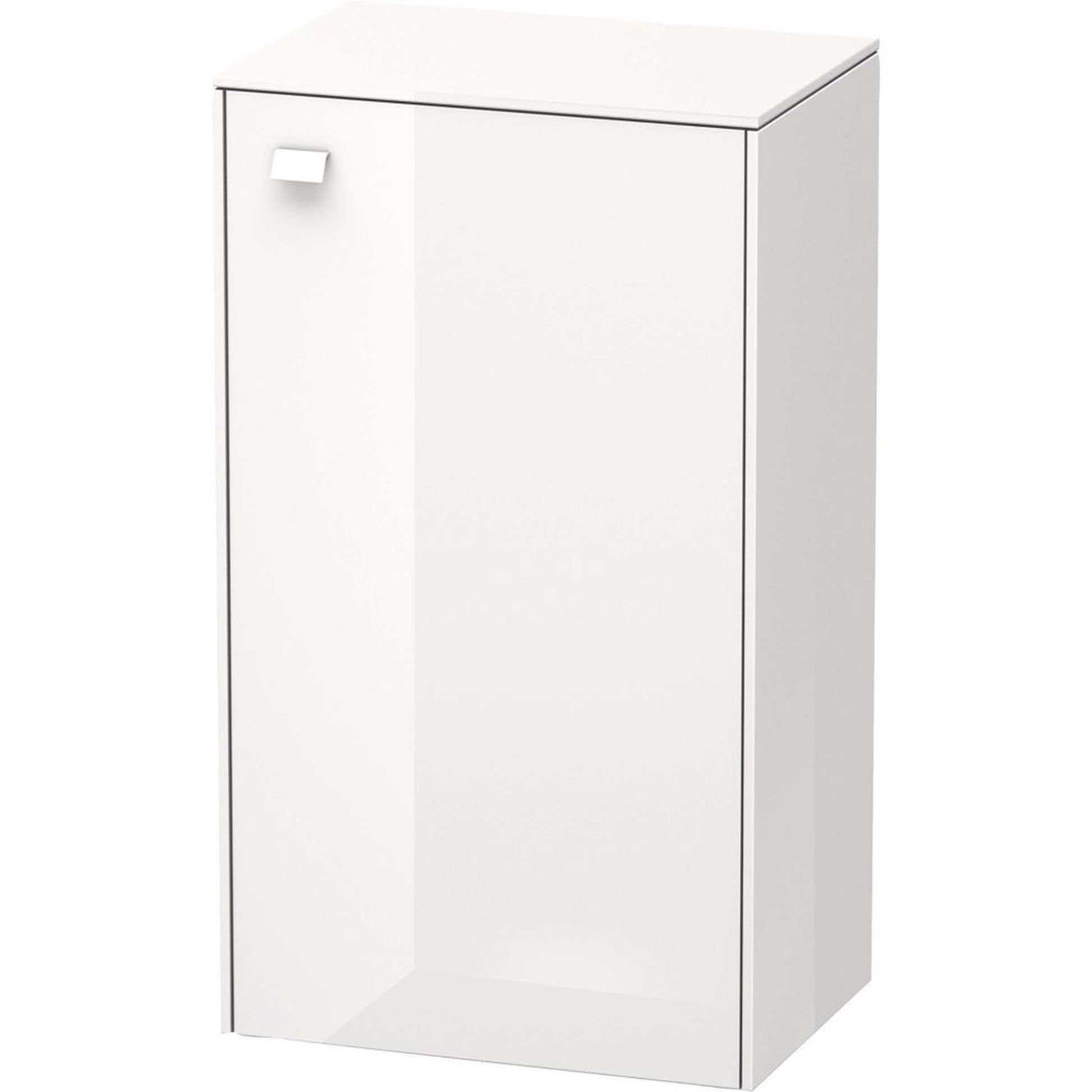 Duravit Brioso 20" x 36" x 14" Semi Tall Cabinet With Right Door in White High Gloss