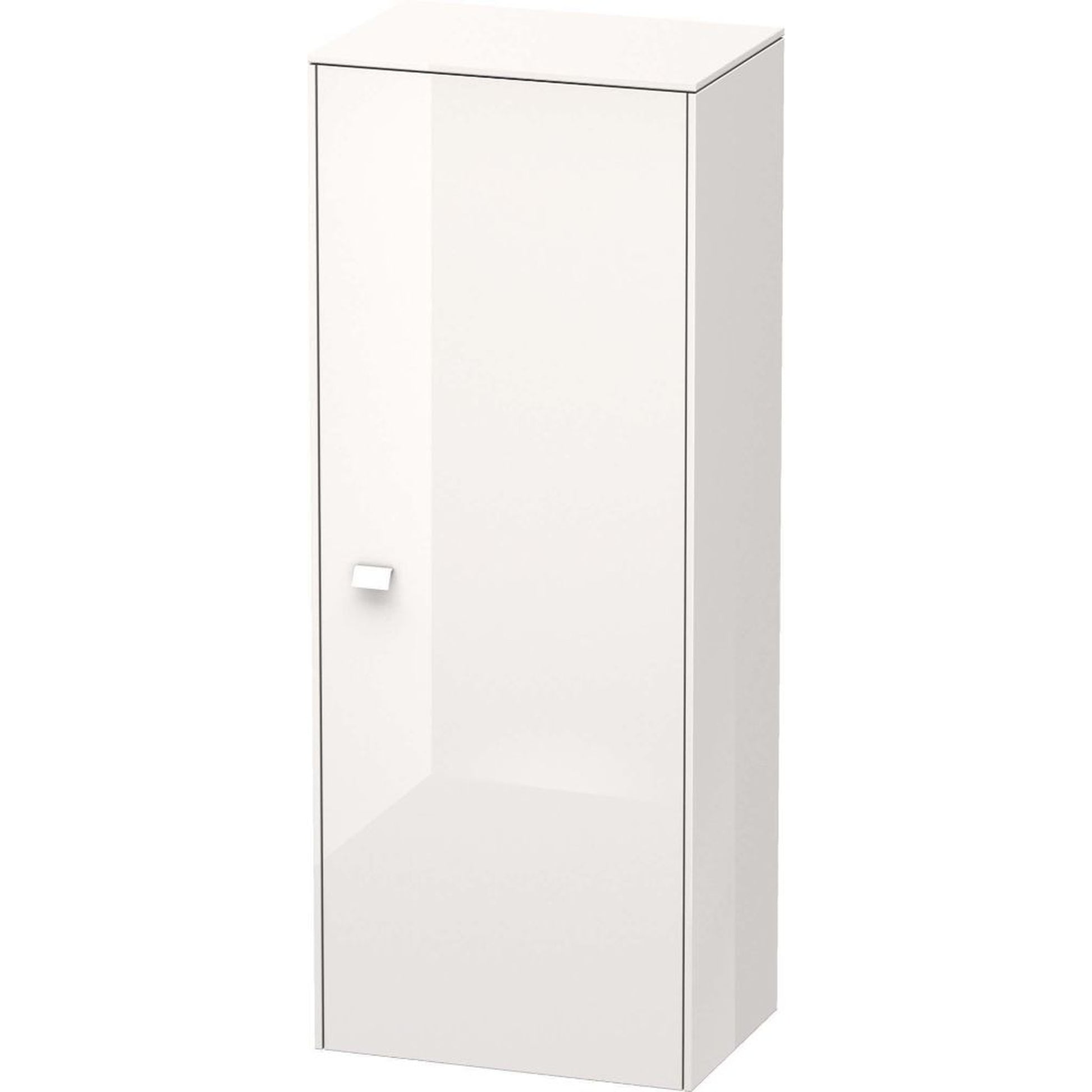 Duravit Brioso 20" x 52" x 14" Semi Tall Cabinet With Right Door in White High Gloss