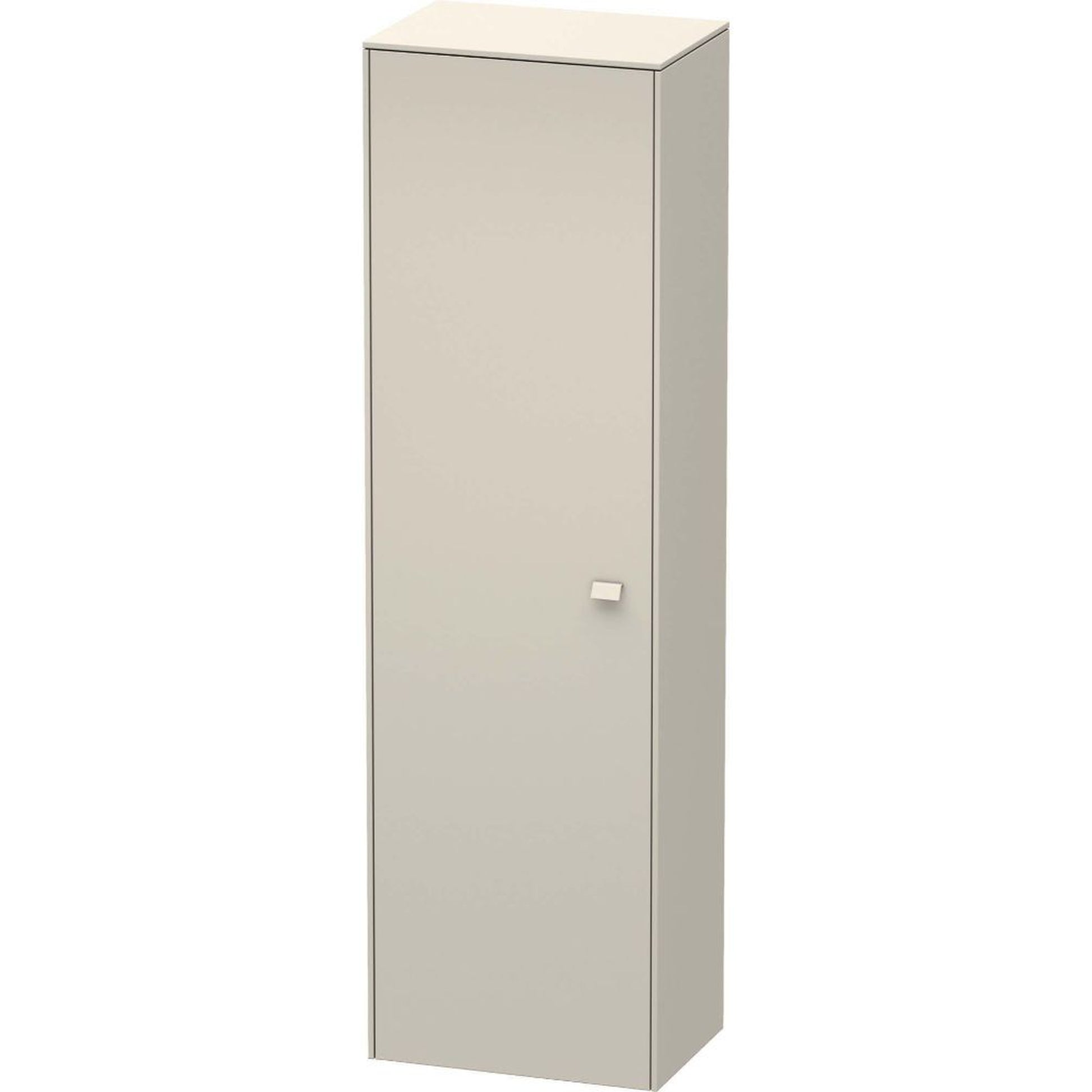 Duravit Brioso 20" x 70" x 14" Tall Cabinet With Left Door in Taupe
