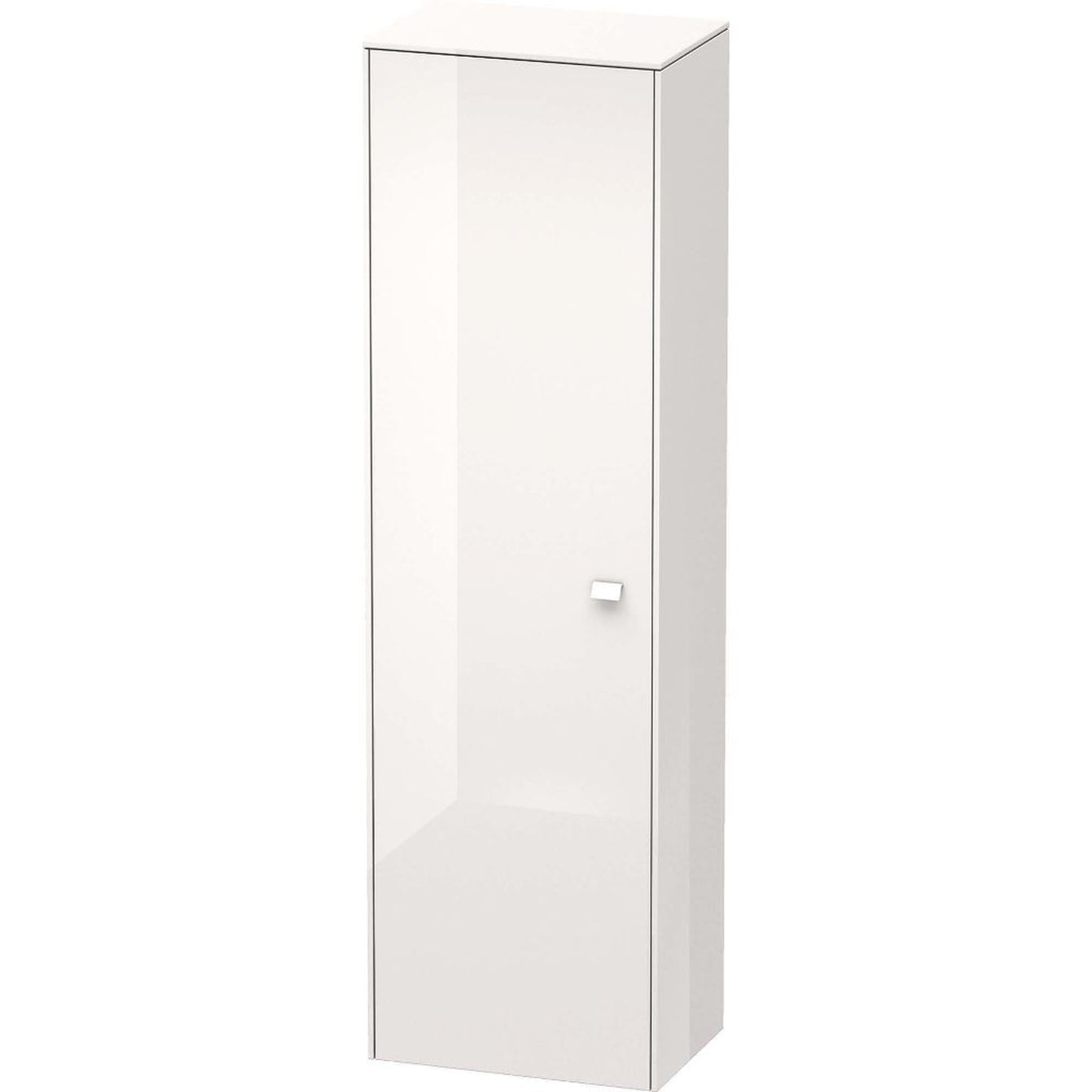 Duravit Brioso 20" x 70" x 14" Tall Cabinet With Left Door in White High Gloss
