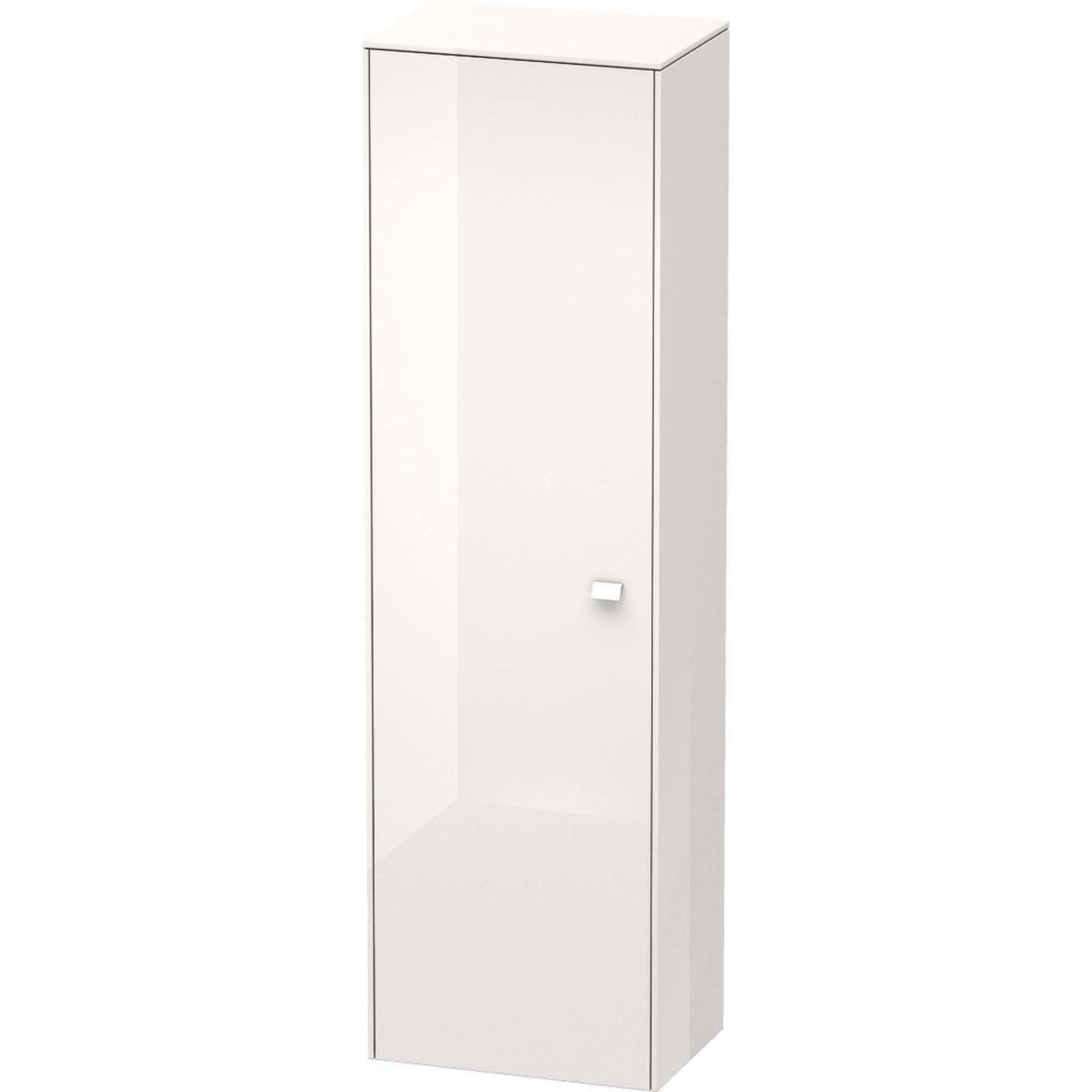 Duravit Brioso 20" x 70" x 14" Tall Cabinet With Left Door in White High Gloss