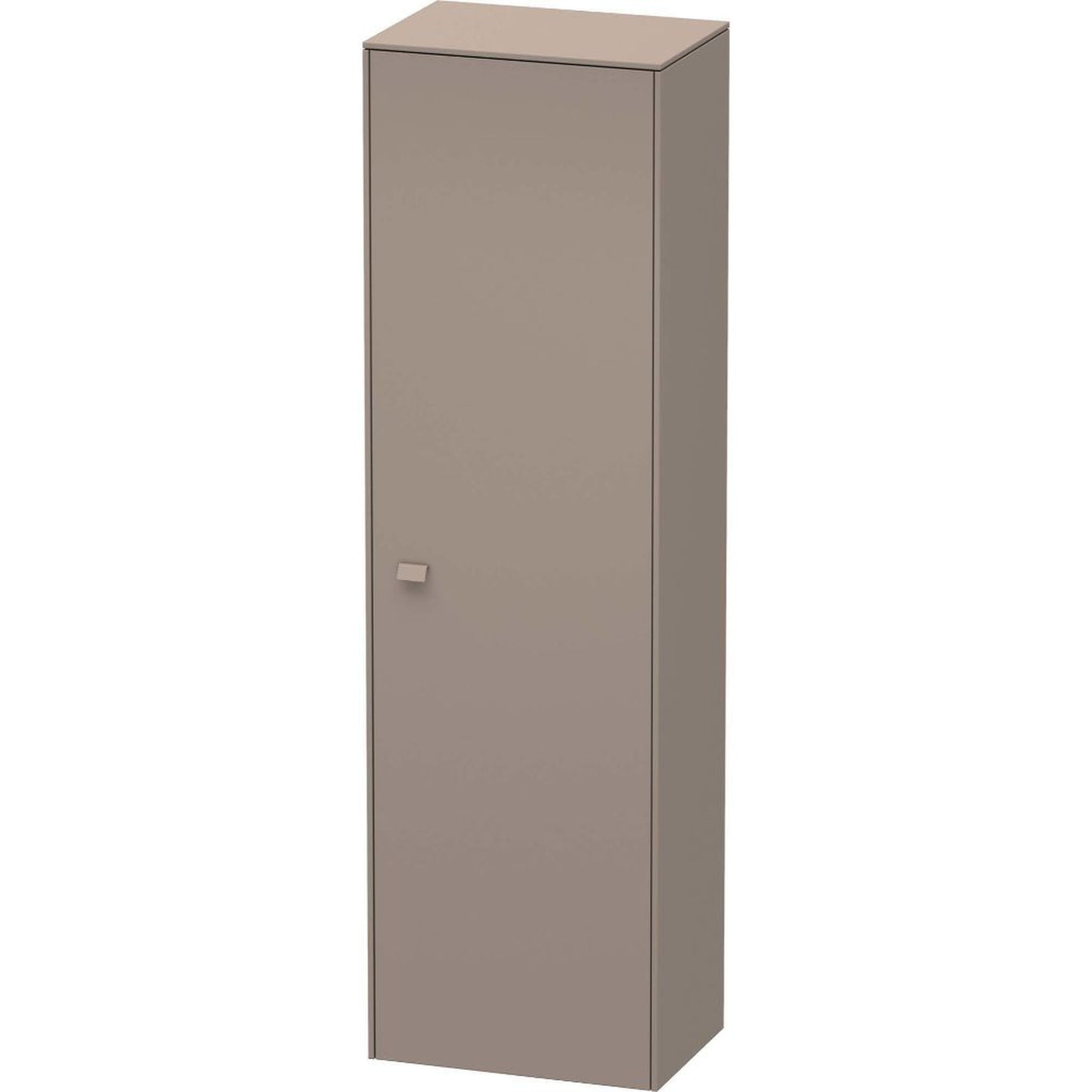 Duravit Brioso 20" x 70" x 14" Tall Cabinet With Right Door in Basalt Matt