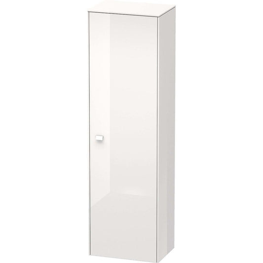Duravit Brioso 20" x 70" x 14" Tall Cabinet With Right Door in White High Gloss