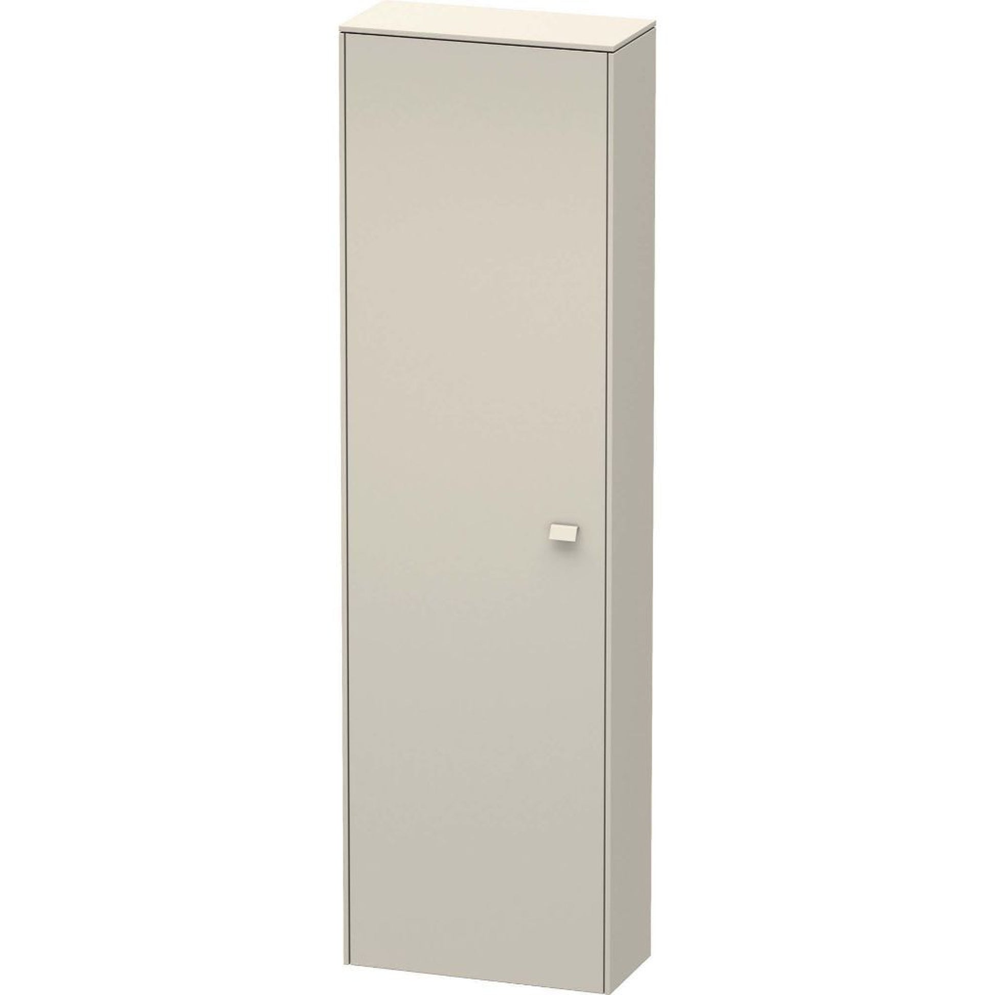Duravit Brioso 20" x 70" x 9" Tall Cabinet With Left Door in Taupe