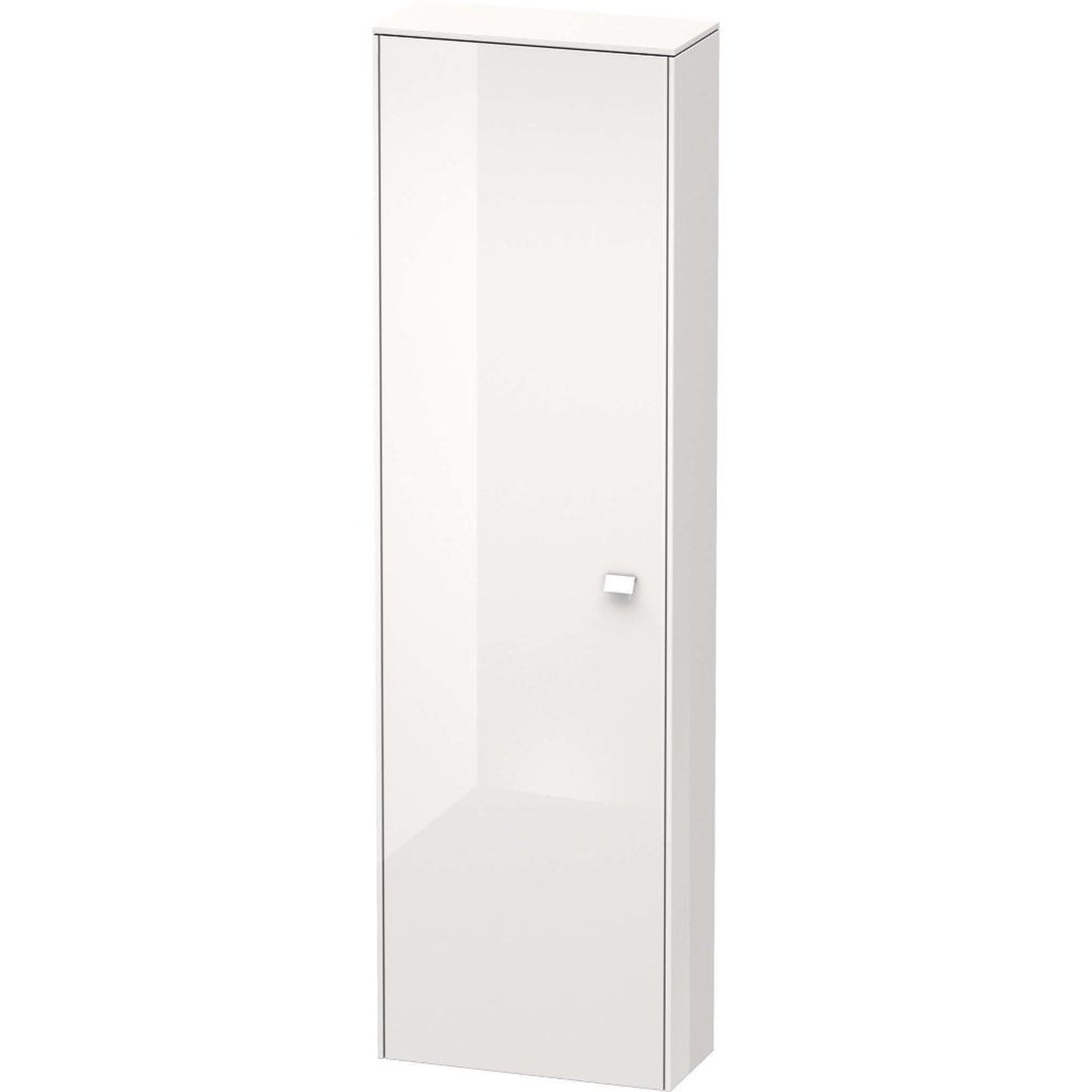 Duravit Brioso 20" x 70" x 9" Tall Cabinet With Left Door in White High Gloss