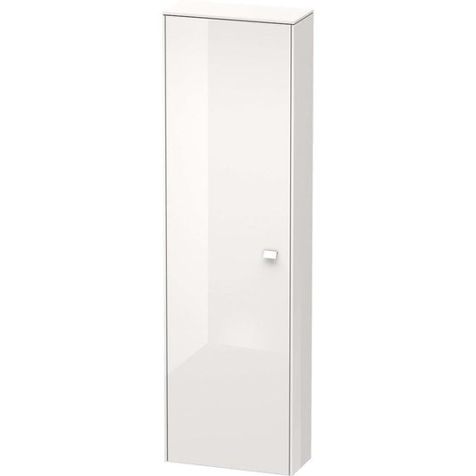 Duravit Brioso 20" x 70" x 9" Tall Cabinet With Left Door in White High Gloss