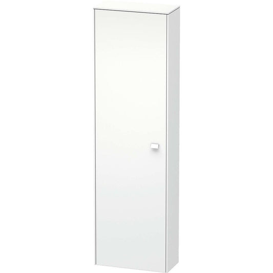 Duravit Brioso 20" x 70" x 9" Tall Cabinet With Left Door in White Matt