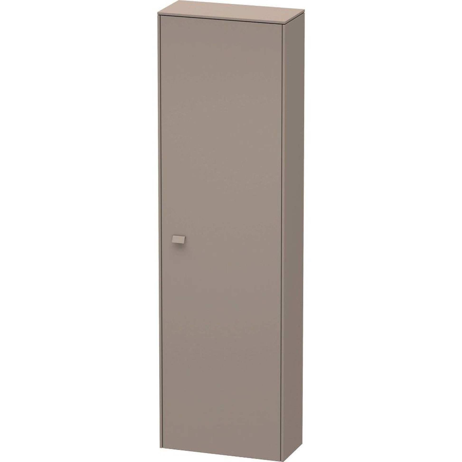 Duravit Brioso 20" x 70" x 9" Tall Cabinet With Right Door in Basalt Matt