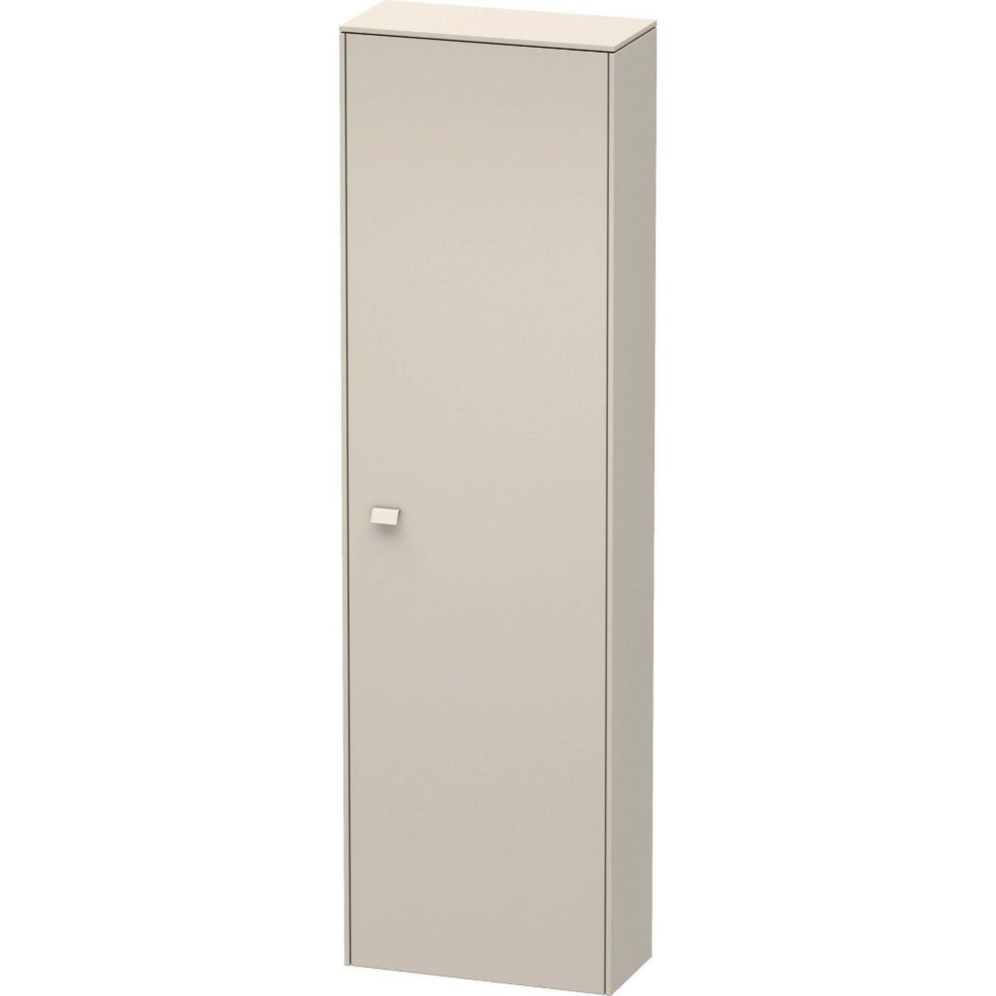 Duravit Brioso 20" x 70" x 9" Tall Cabinet With Right Door in Taupe