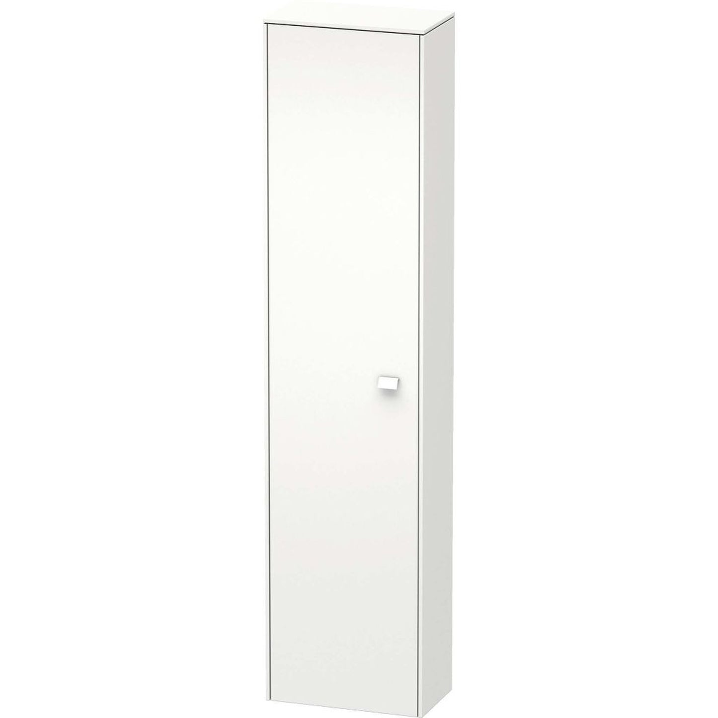 Duravit Brioso 20" x 79" x 14" Tall Cabinet With Left Door in White Matt