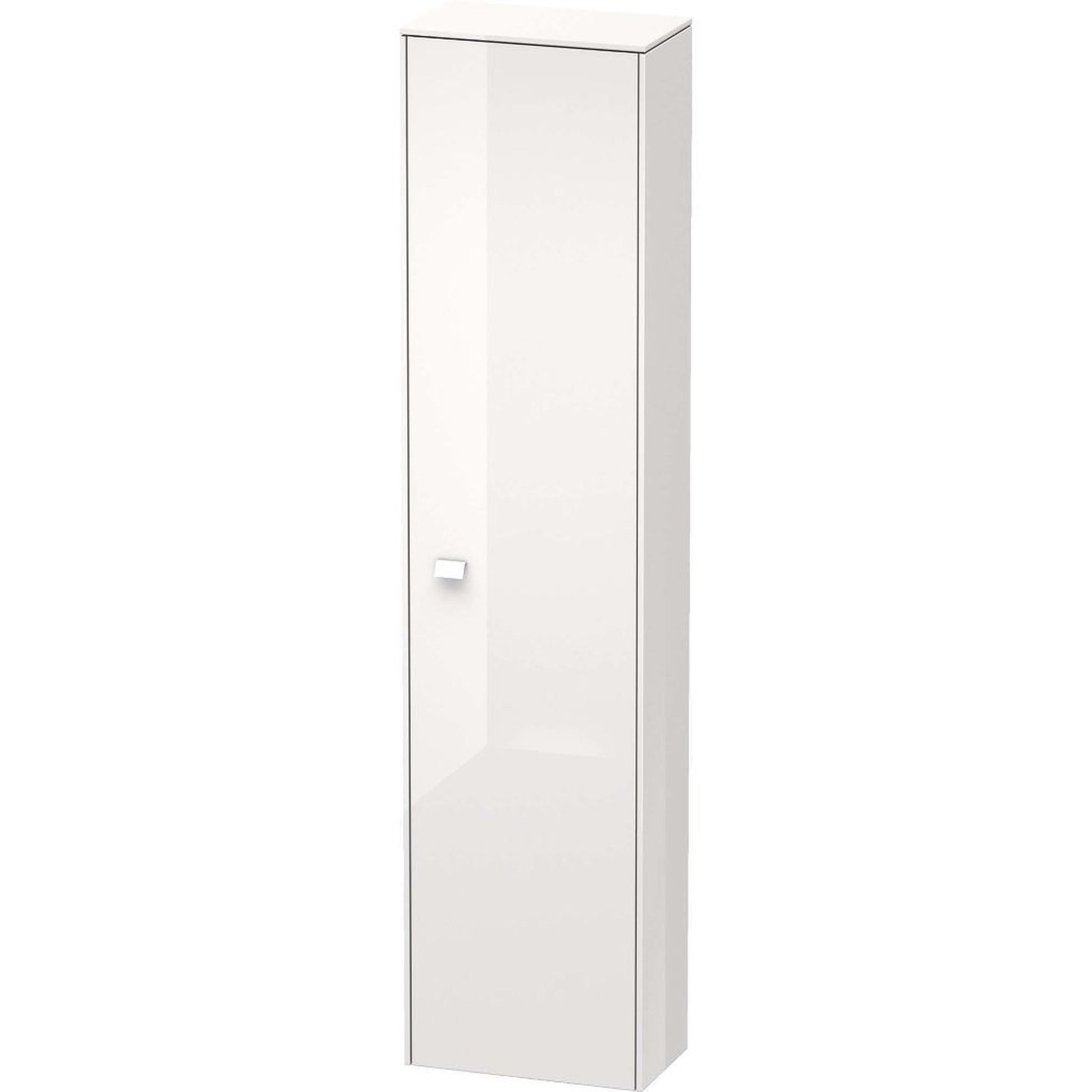 Duravit Brioso 20" x 79" x 14" Tall Cabinet With Right Door in White High Gloss