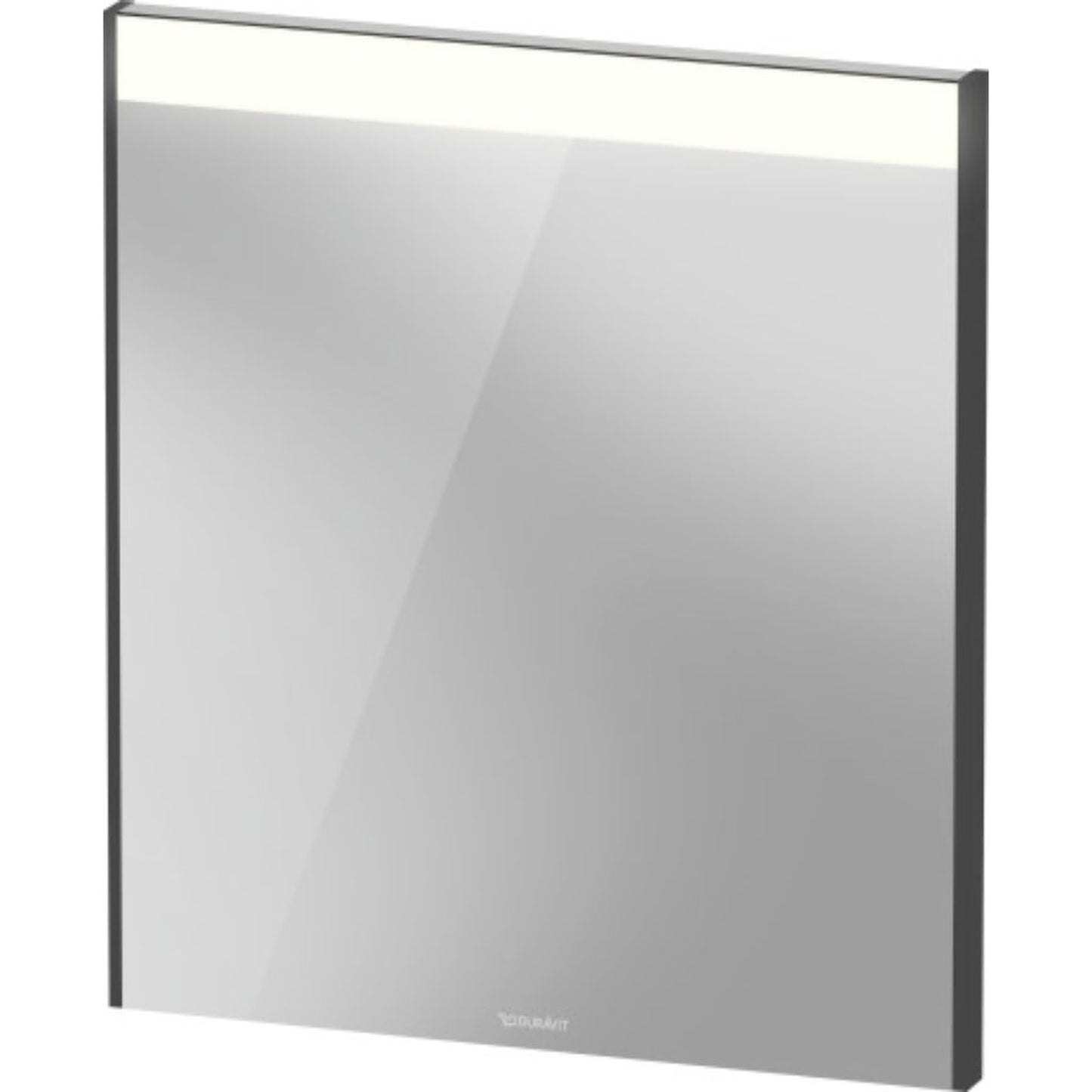 Duravit Brioso 24" x 28" x 1" Mirror With Lighting Graphite Matt