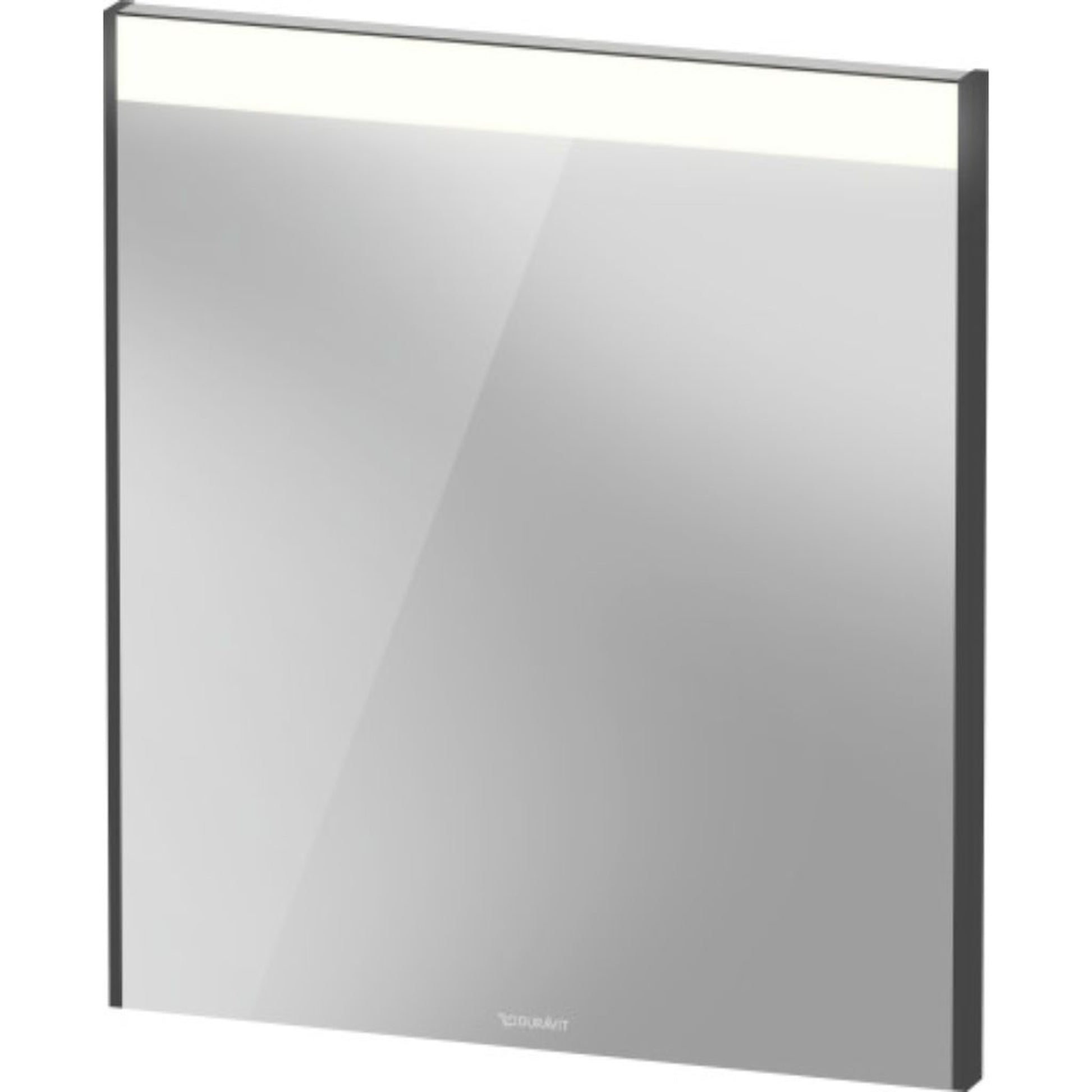Duravit Brioso 24" x 28" x 1" Mirror With Lighting Graphite Matt