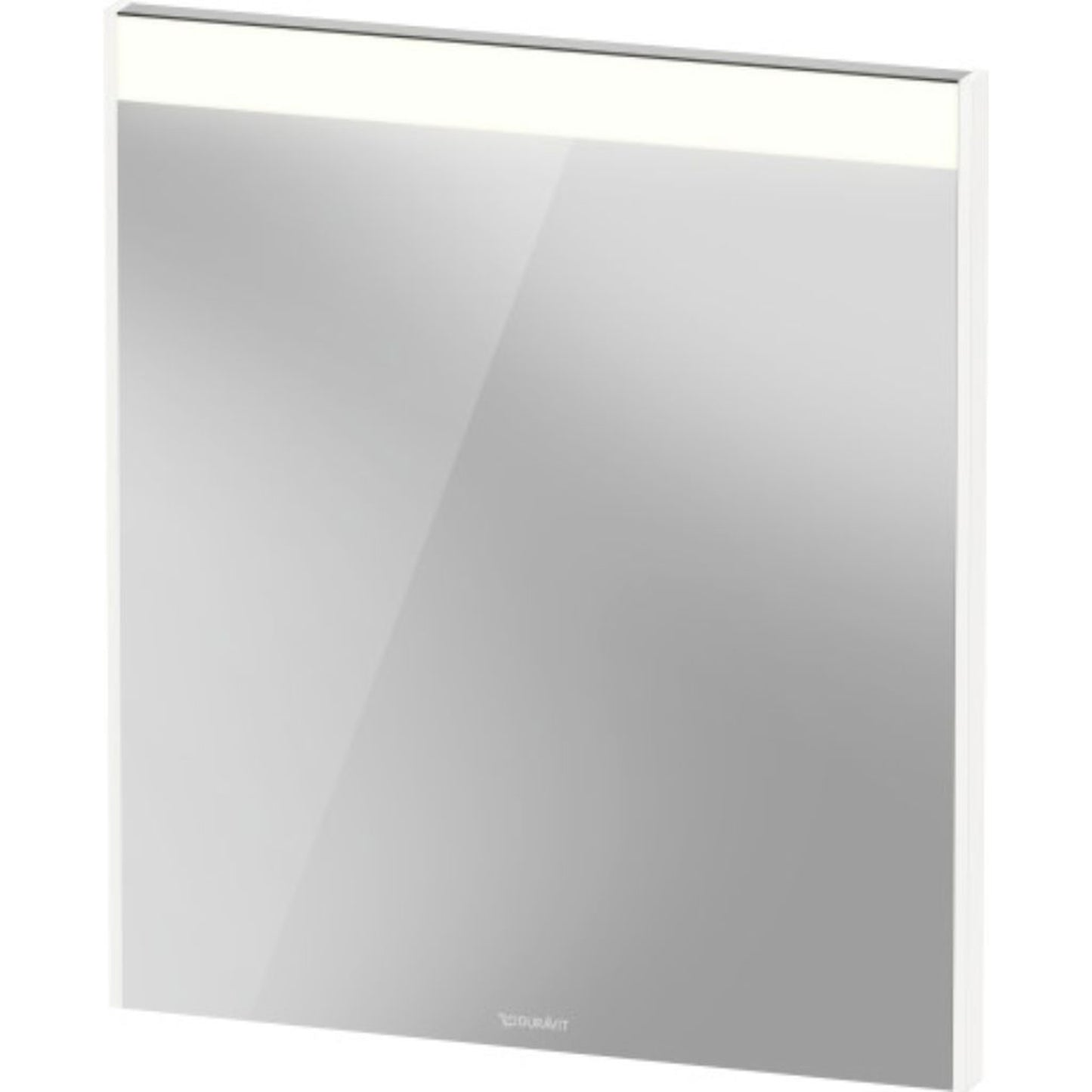Duravit Brioso 24" x 28" x 1" Mirror With Lighting White Matt
