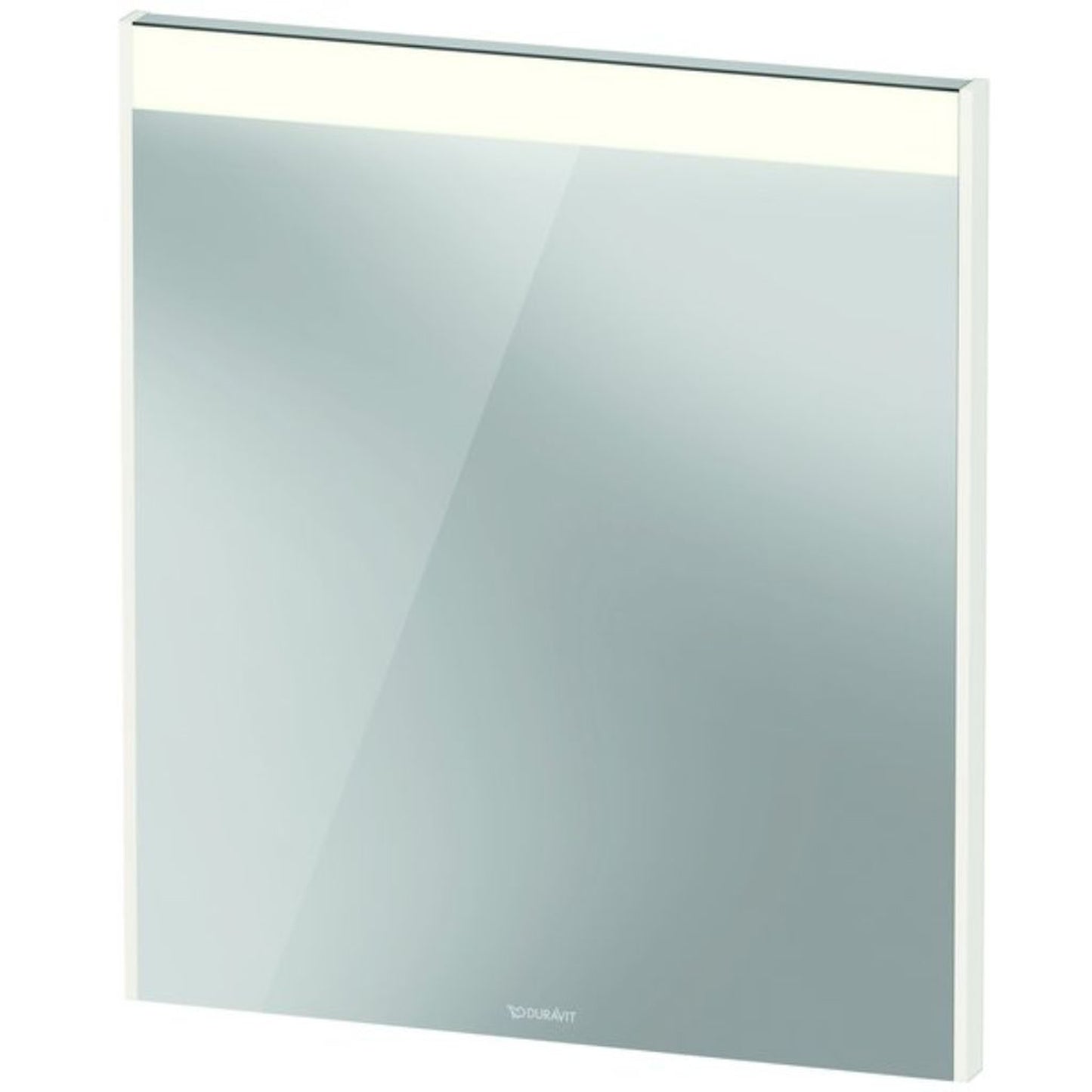 Duravit Brioso 24" x 28" x 2" Mirror With Lighting White High Gloss