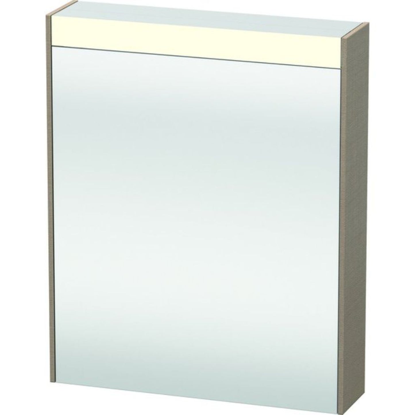 Duravit Brioso 24" x 30" x 6" Mirror With Left Hinge Cabinet and Lighting Linen