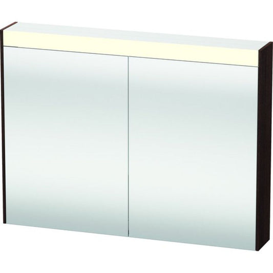 Duravit Brioso 32" x 30" x 6" Mirror Cabinet With Lighting Chestnut Dark