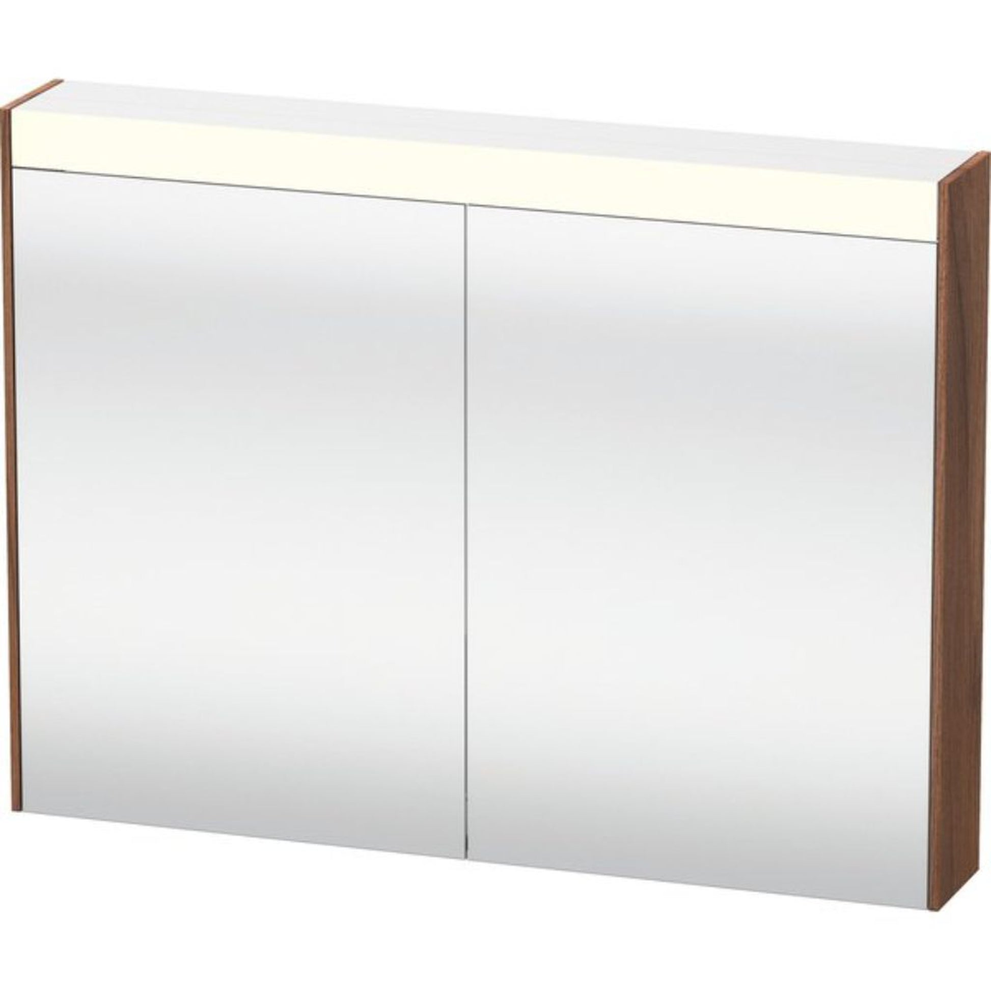 Duravit Brioso 32" x 30" x 6" Mirror Cabinet With Lighting Natural Walnut