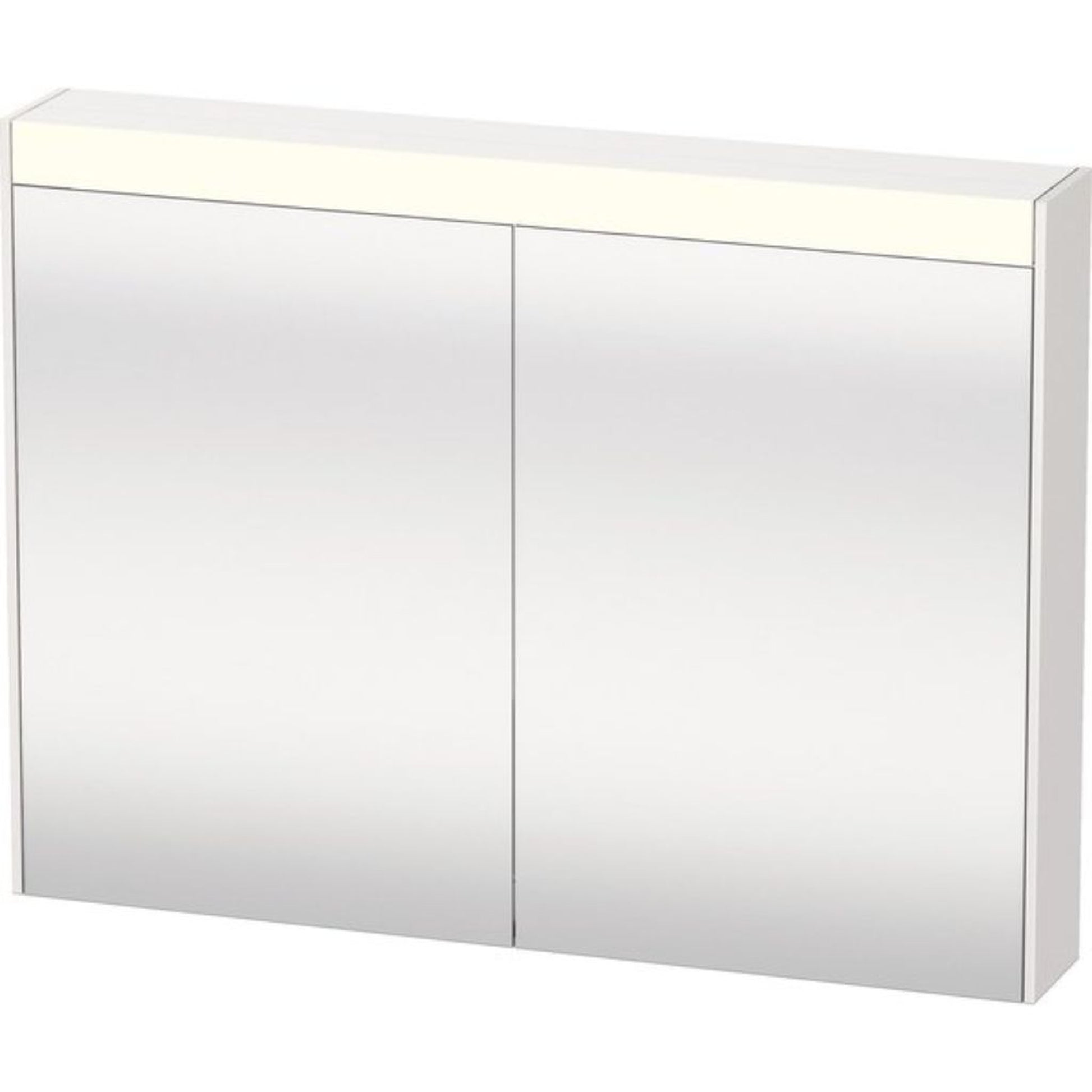 Duravit Brioso 32" x 30" x 6" Mirror Cabinet With Lighting White High Gloss