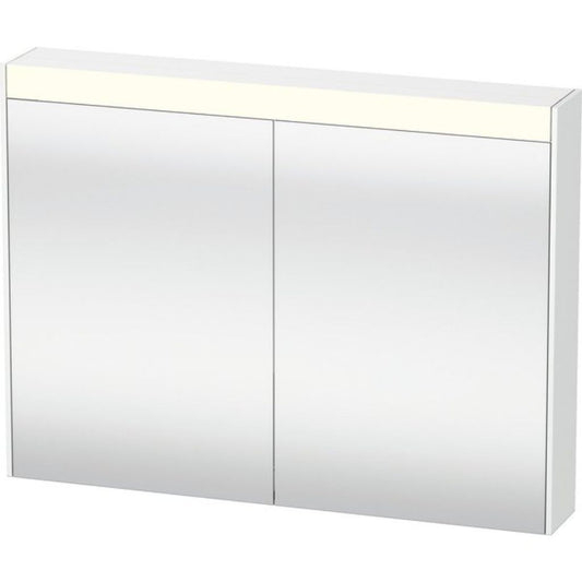 Duravit Brioso 32" x 30" x 6" Mirror Cabinet With Lighting White Matt