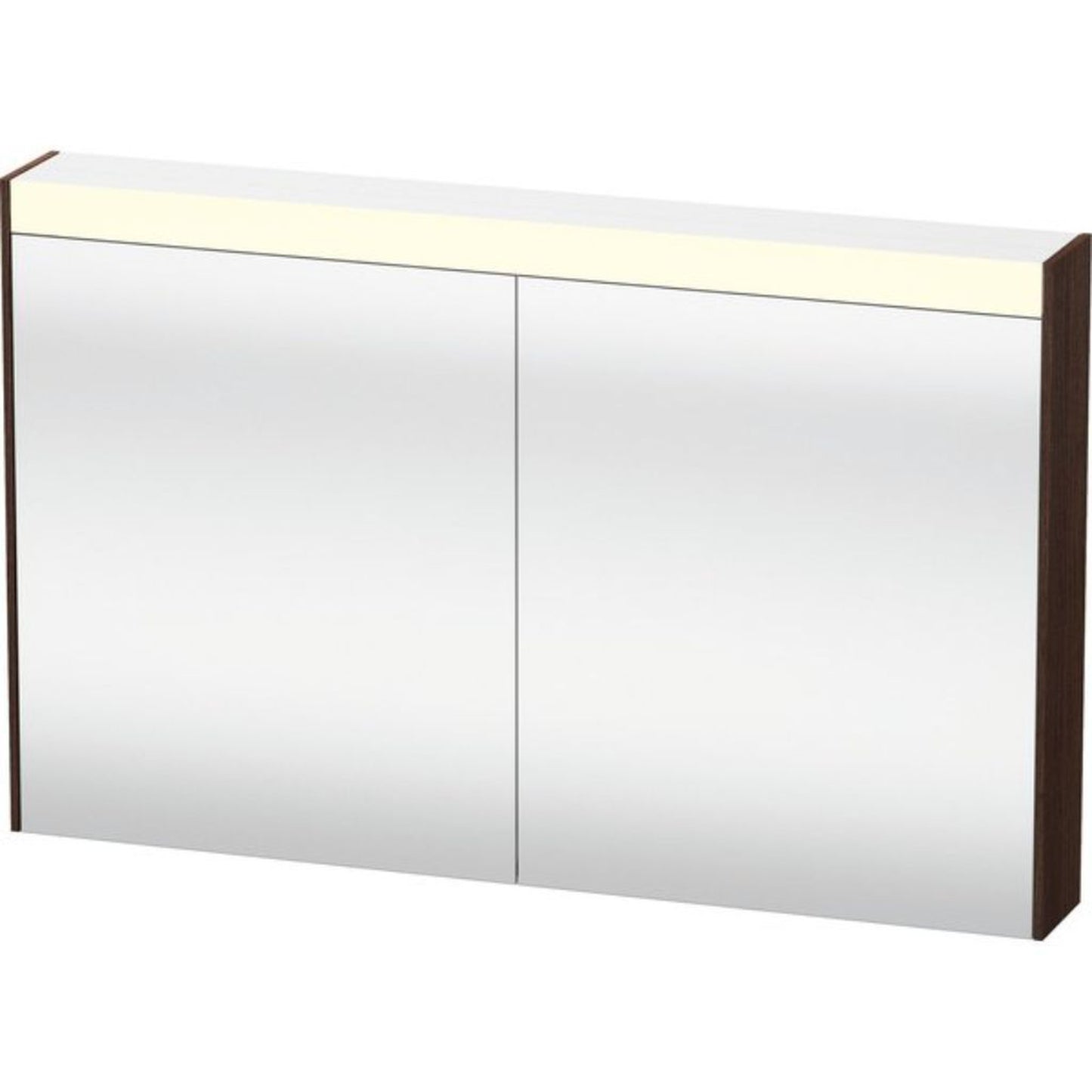 Duravit Brioso 40" x 30" x 6" Mirror Cabinet With Lighting Chestnut Dark