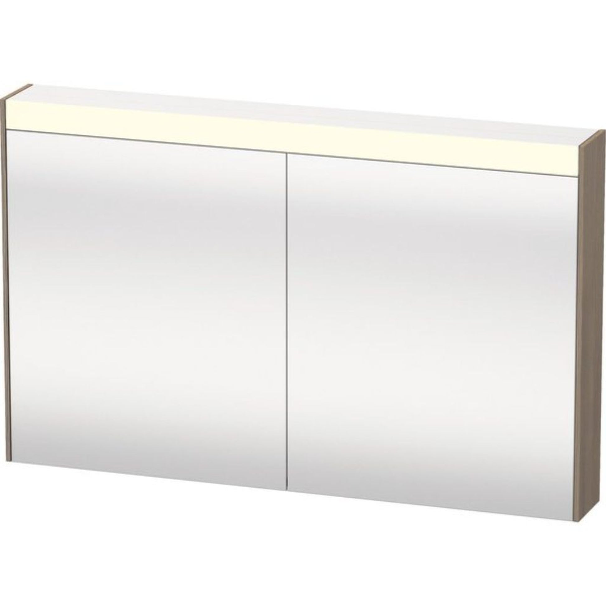 Duravit Brioso 40" x 30" x 6" Mirror Cabinet With Lighting Oak Terra