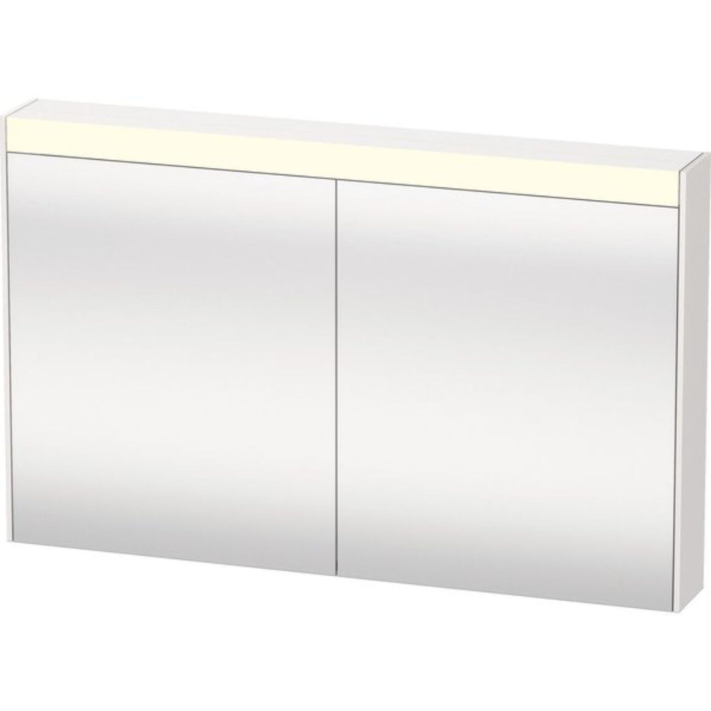 Duravit Brioso 40" x 30" x 6" Mirror Cabinet With Lighting White High Gloss