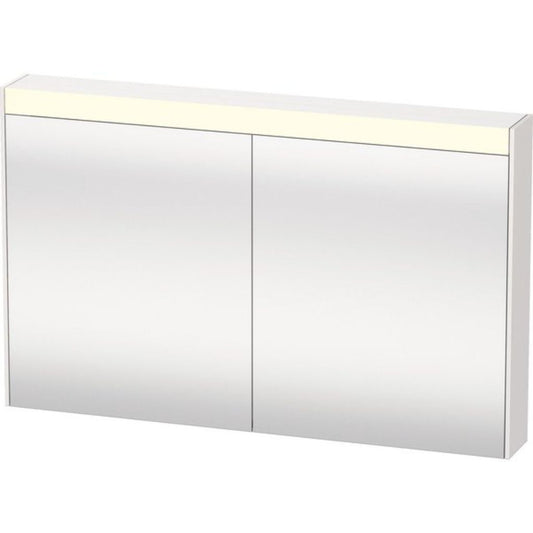 Duravit Brioso 40" x 30" x 6" Mirror Cabinet With Lighting White High Gloss