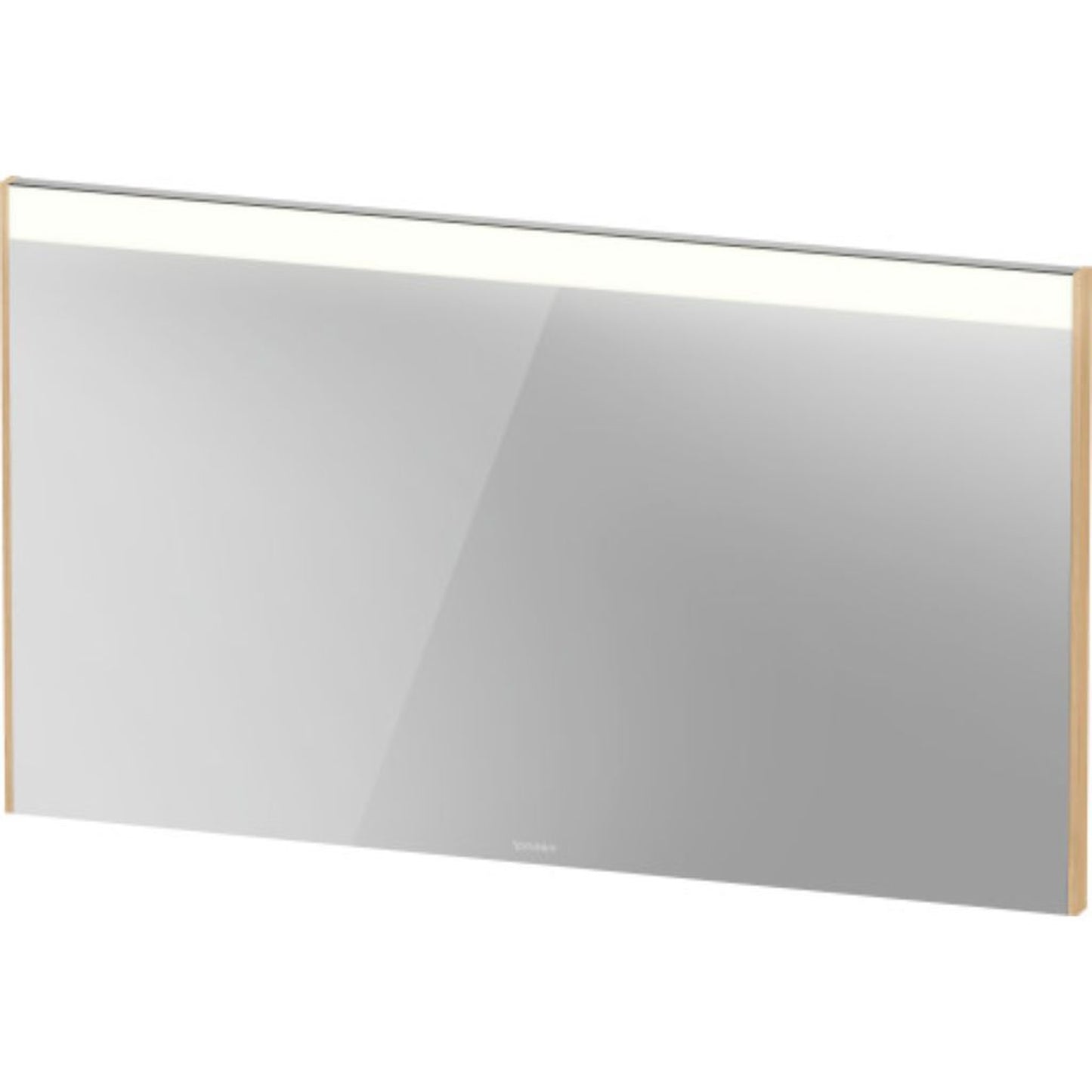 Duravit Brioso 48" x 28" x 1" Mirror With Lighting Natural Oak