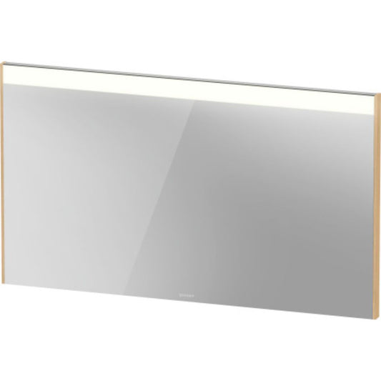 Duravit Brioso 48" x 28" x 1" Mirror With Lighting Natural Oak