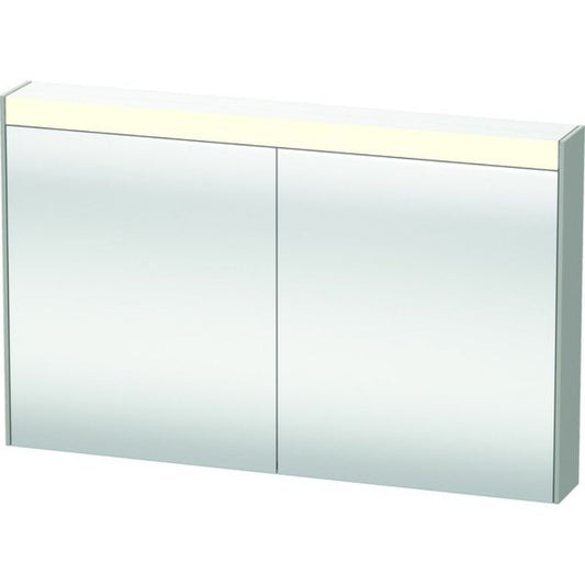 Duravit Brioso 48" x 30" x 6" Mirror Cabinet With Lighting Concrete Grey Matt
