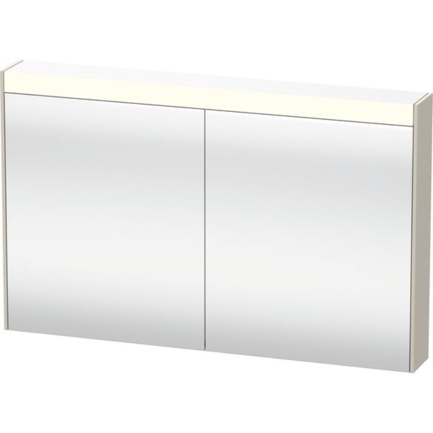 Duravit Brioso 48" x 30" x 6" Mirror Cabinet With Lighting Taupe