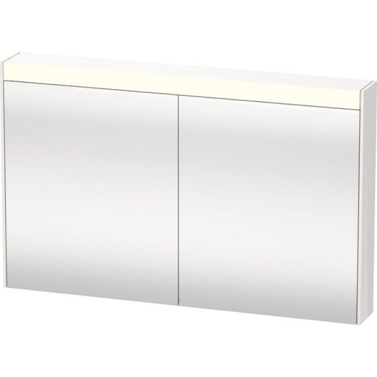 Duravit Brioso 48" x 30" x 6" Mirror Cabinet With Lighting White High Gloss