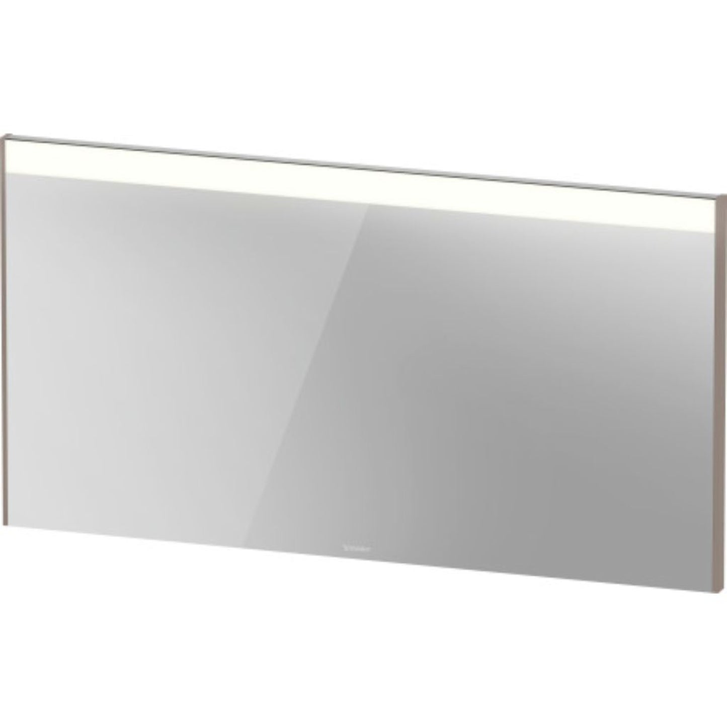 Duravit Brioso 52" x 28" x 1" Mirror With Lighting Basalt Matt